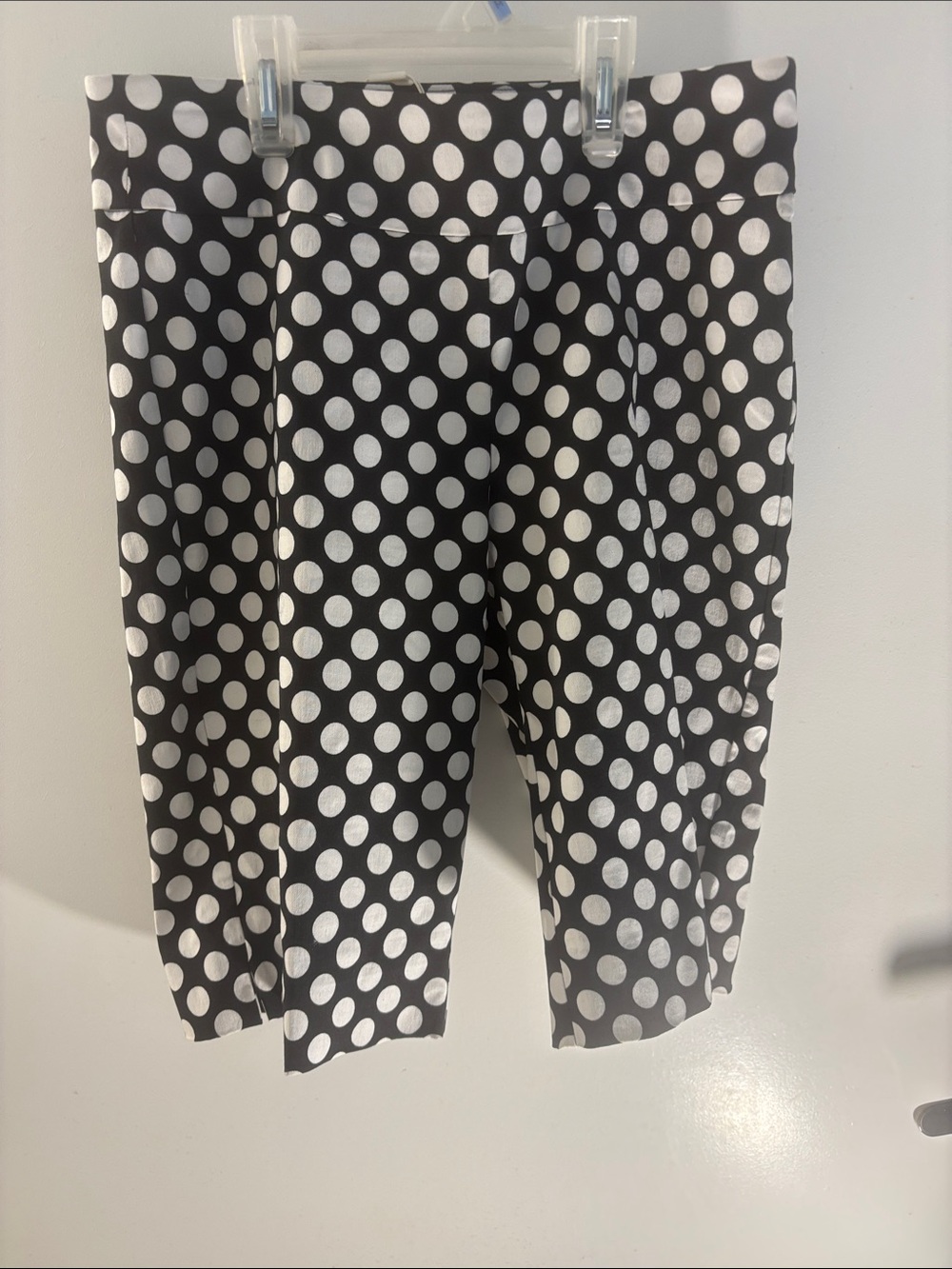 Zac & Rachel Black and White Polka Dot Bike Shorts